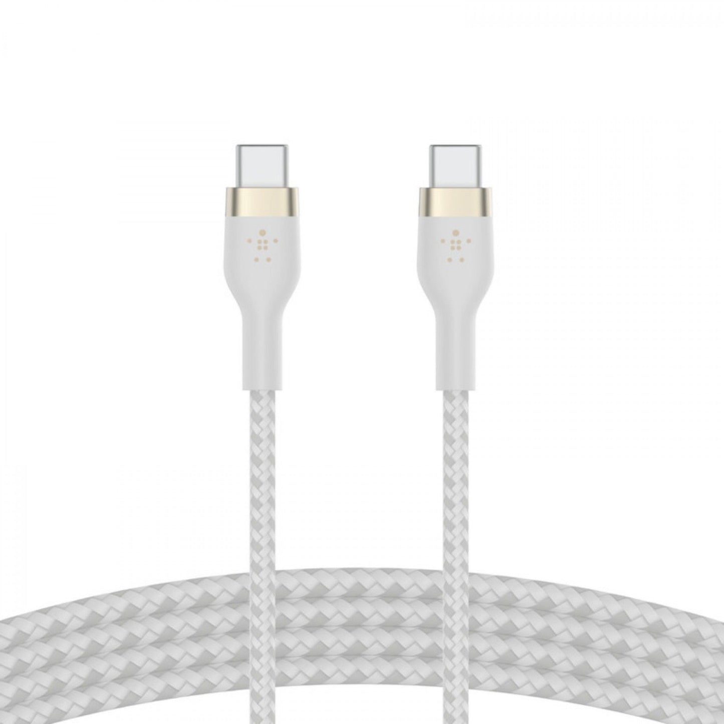 Cabo Belkin Boost Charge Pro Flex Braided Silicone USB-C USB-C 2 m - Branco