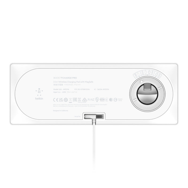 BELKIN BoostCharge Pro Wireless Charge Pad MagSafe 3em1 WH
