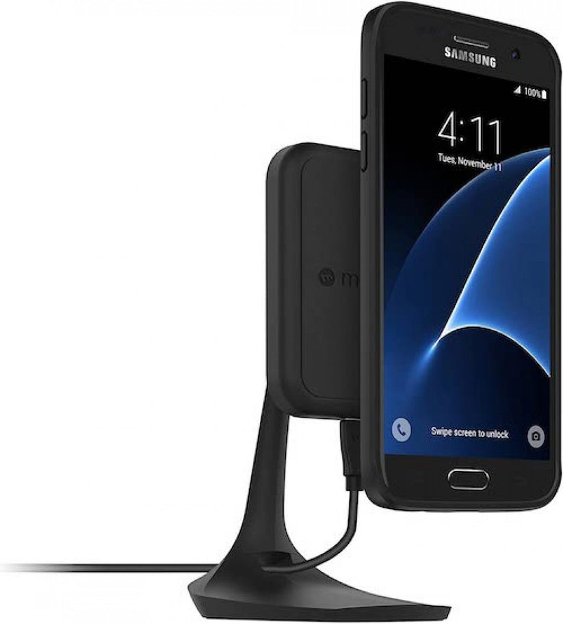 Mophie - Suporte de secretária Charge force com Qi Charge