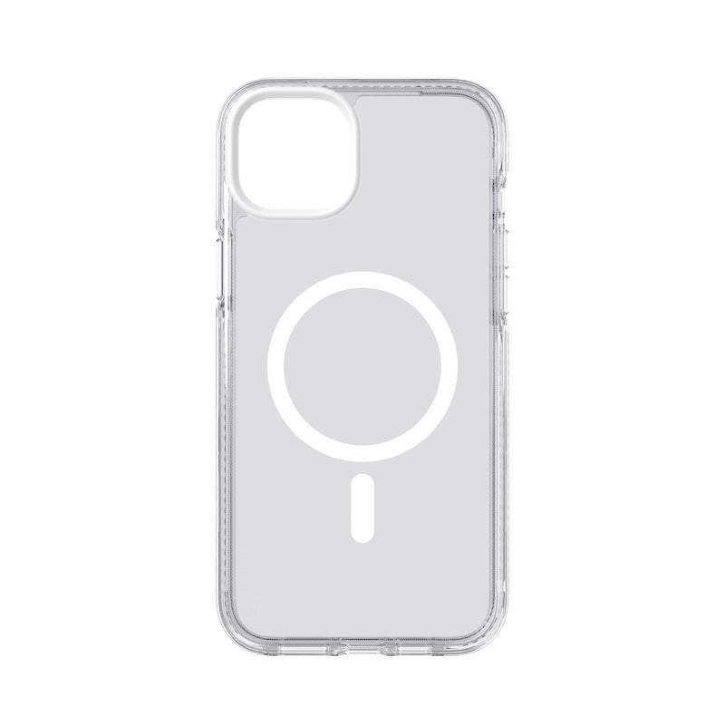 Capa para iPhone 14 Plus TECH21 Evo Crystal com MagSafe - Branco