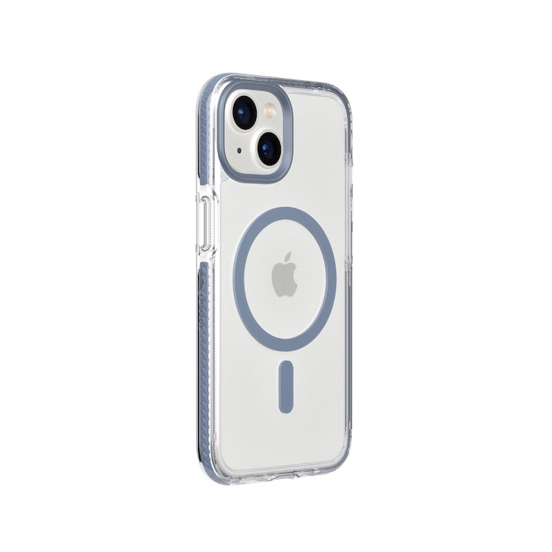 TECH21 iPhone 14 Evo Crystal w/MagSafe Steel Blue