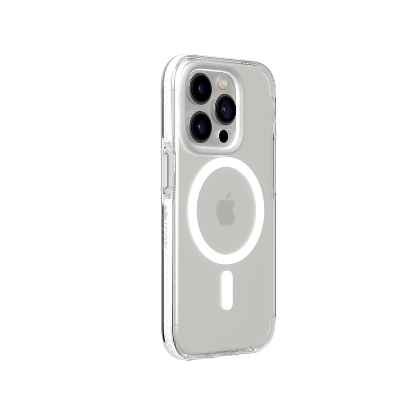 Capa para iPhone 14 Pro TECH21 Evo Crystal com MagSafe - Branco