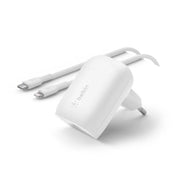 BELKIN Carregador 30W USB-C+CABO 1 m USB-C/LIGHT WH - OUTLET - Usado