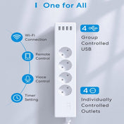 Tomada 4AC Wi-Fi + 4 USB HomeKit Merosse