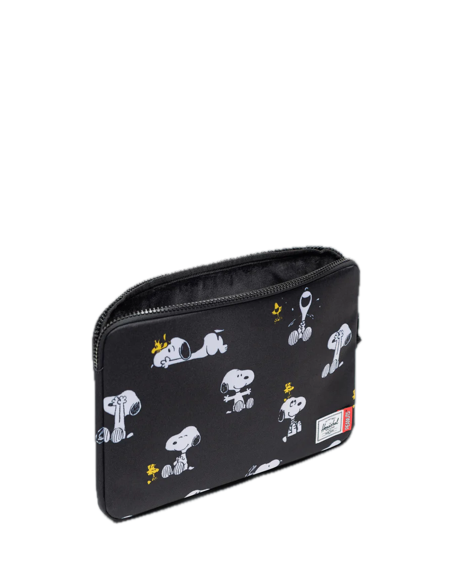 Herschel - Anchor 14" Sleeve Snoopy and Woodstock Black