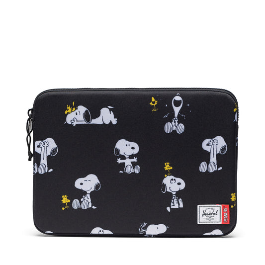 Herschel - Anchor 14" Sleeve Snoopy and Woodstock Black