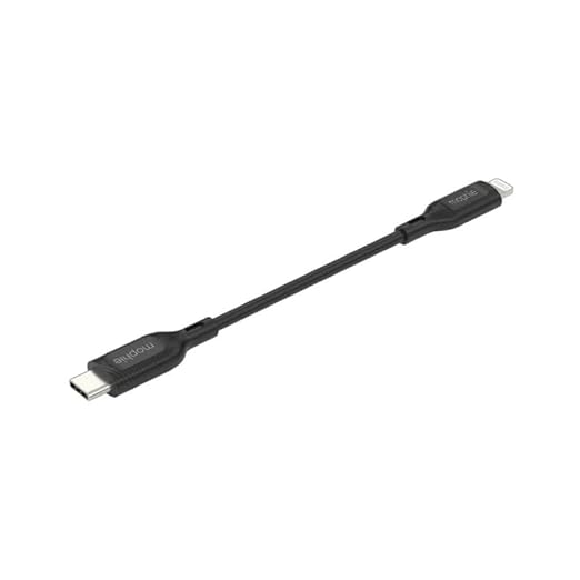 Cabo USB-C - Lightning de 1 metro da Mophie - Preto