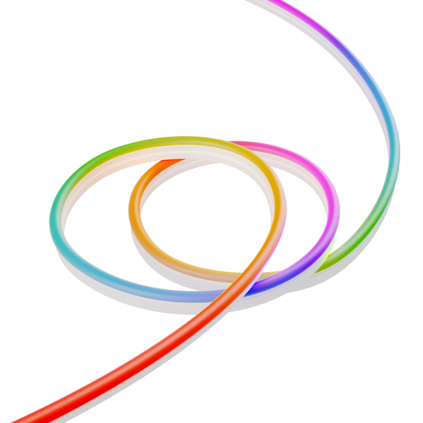 Tubo LED Flexível 5m – 420 LEDs, 70 Zonas de Cor, 300 lm,