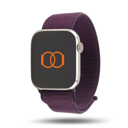 Bracelete Sport Loop nylon 45/46 mm Band-Band - Ameixa