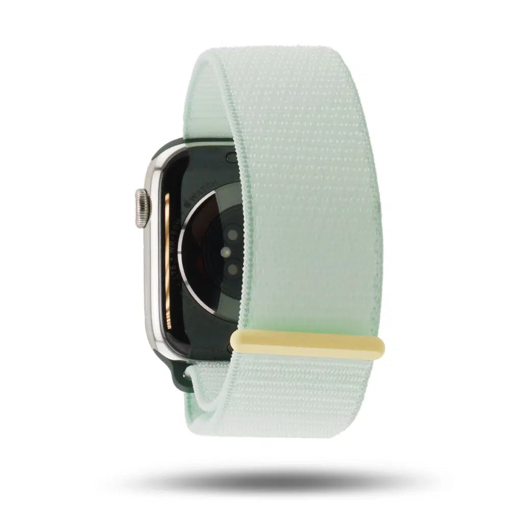 Bracelete Sport Loop nylon 41 mm Band Band - Menta suave