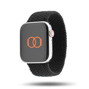 Bracelete Sport Loop entrançada silicone e nylon 41 mm Band Band, pequena - Meia-noite