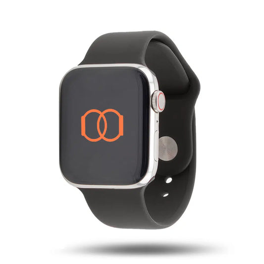 Bracelete em silicone para Apple Watch 38/41 mm Band Band - Preto
