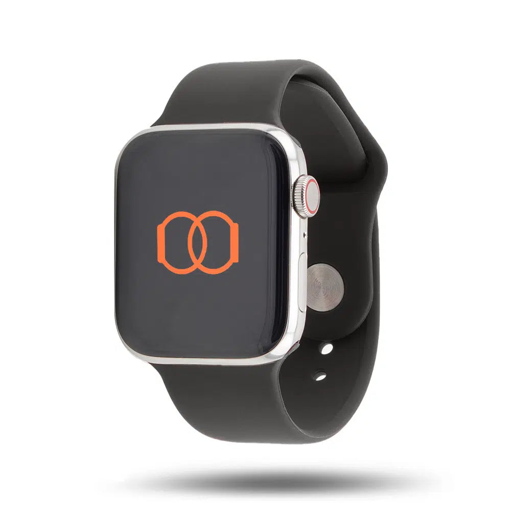 Bracelete em silicone para Apple Watch 45/49 mm Band Band - Preto