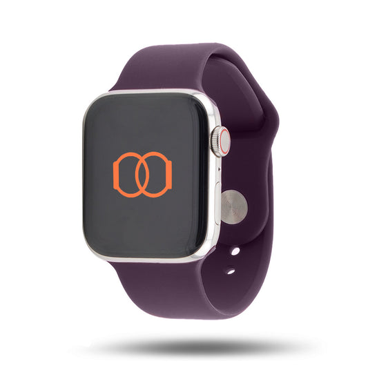 Bracelete desportiva para Apple Watch Band Band de 45/46 mm - Ameixa