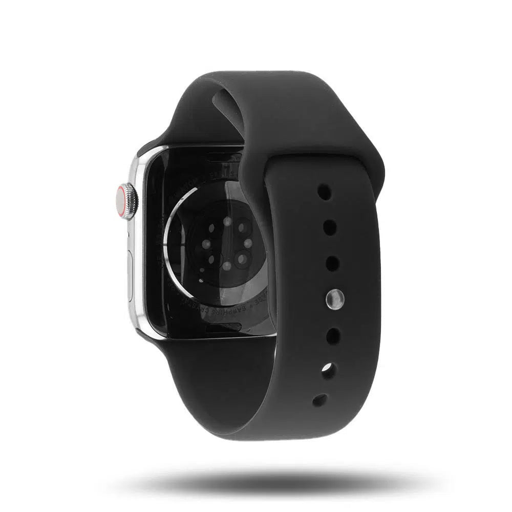 Bracelete em silicone para Apple Watch 38/41 mm Band Band - Meia noite