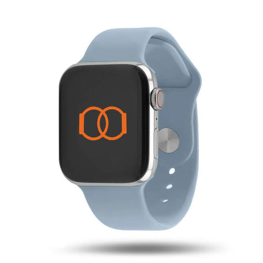 Bracelete em silicone para Apple Watch 45/49 mm Band Band - Azul suave