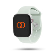 Bracelete em silicone para Apple Watch 45/49 mm Band Band - Menta suave