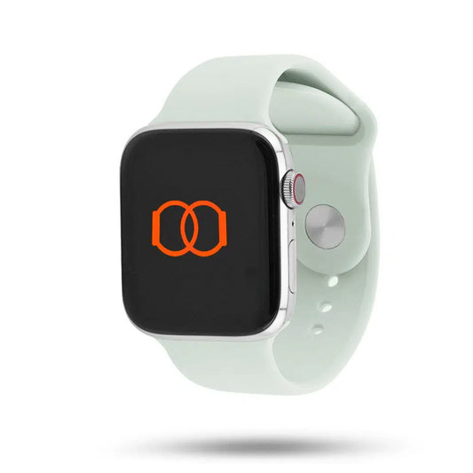 Bracelete em silicone para Apple Watch 45/49 mm Band Band - Menta suave