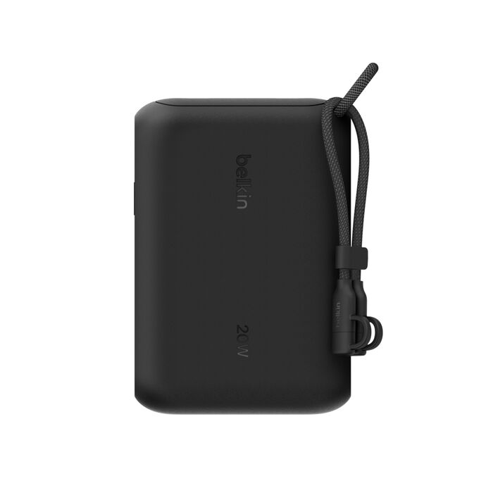 Powerbank de 10k PD20W com visor da Belkin - Preto