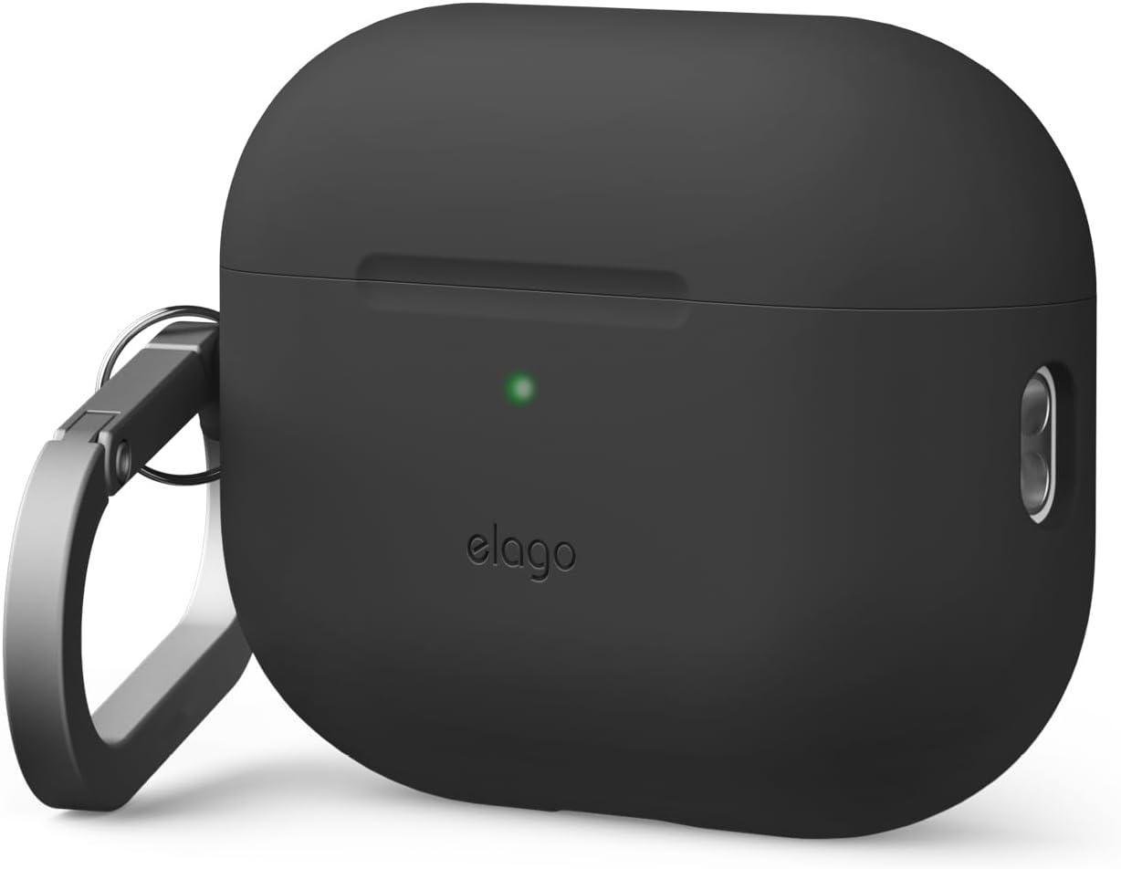 Capa para AirPod Pro 3 com mosquetão da Elago - Preto