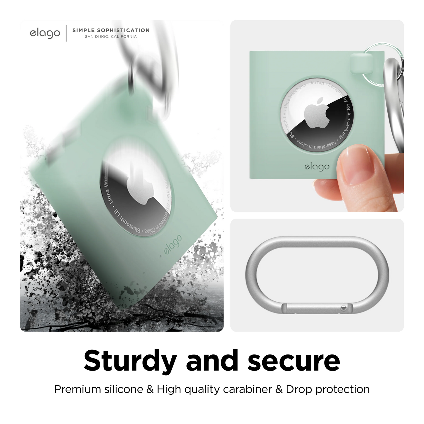 Capa para AirTag design iPod clássico - Cinza escuro