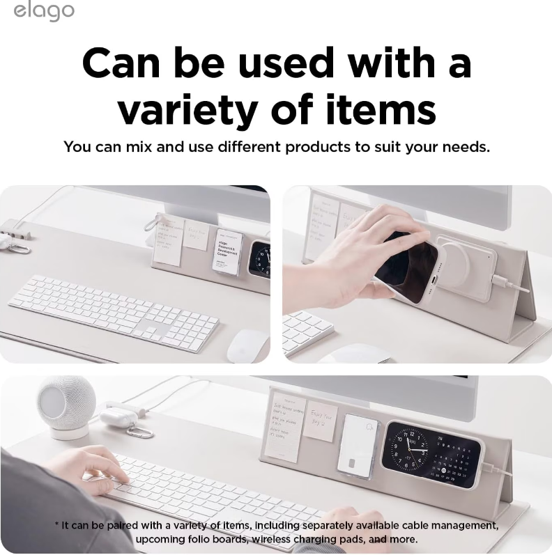 DeskPad, base magnética para secretária Elago - Pedra