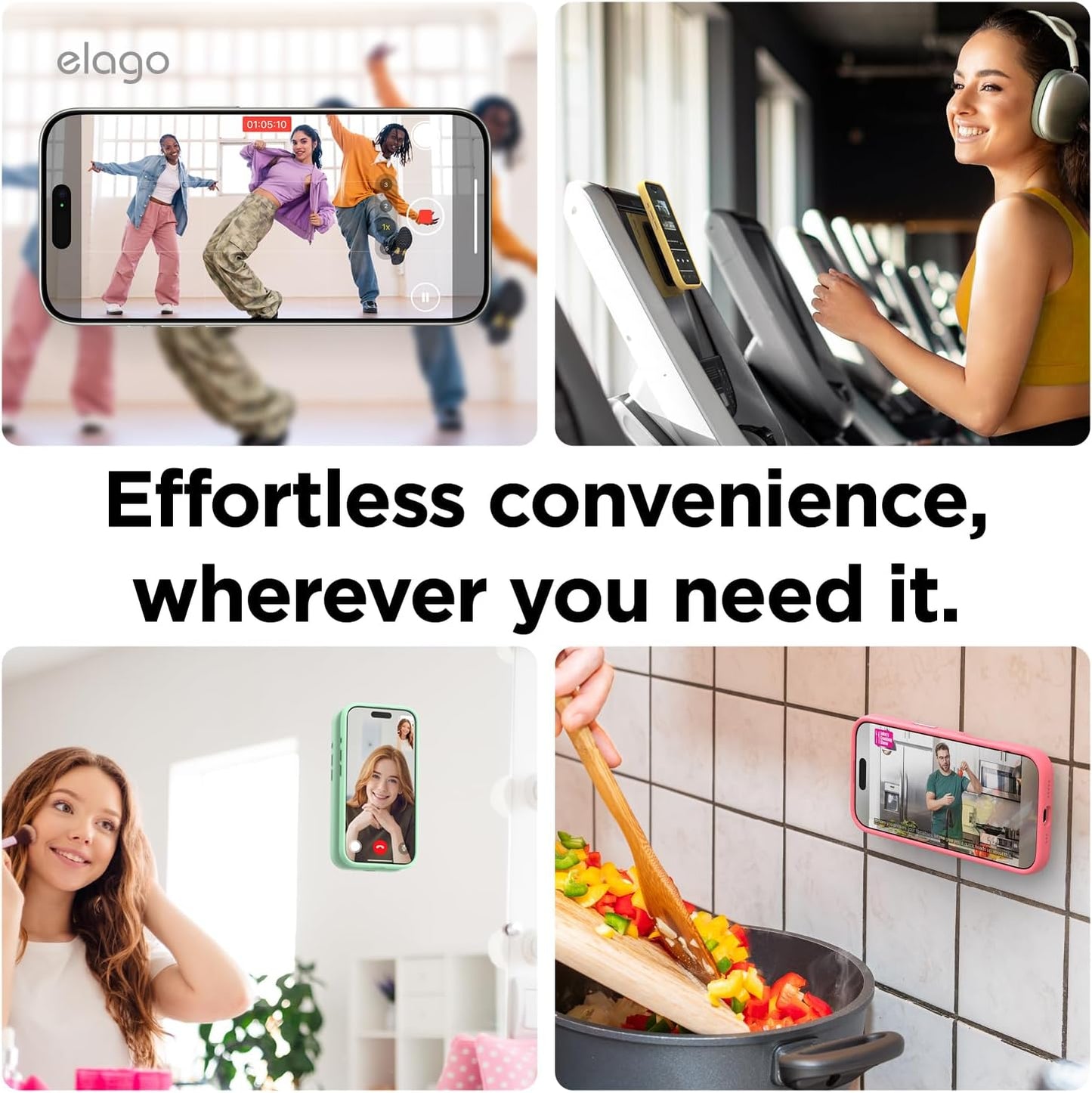 Placa de sução magnética para iPhone - Azul claro