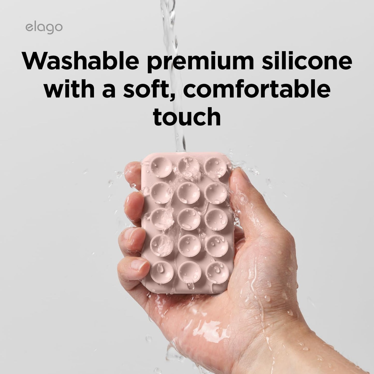 Placa de sução magnética para iPhone - Rosa paixão