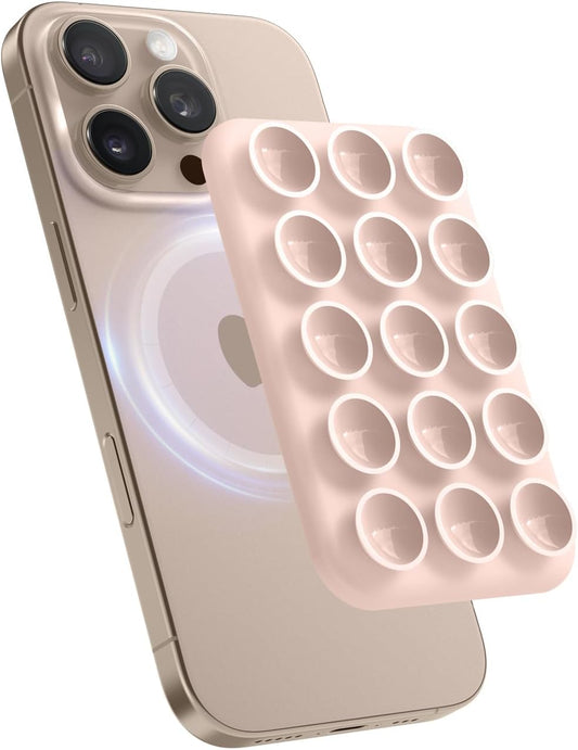 Placa de sução magnética para iPhone - Rosa paixão