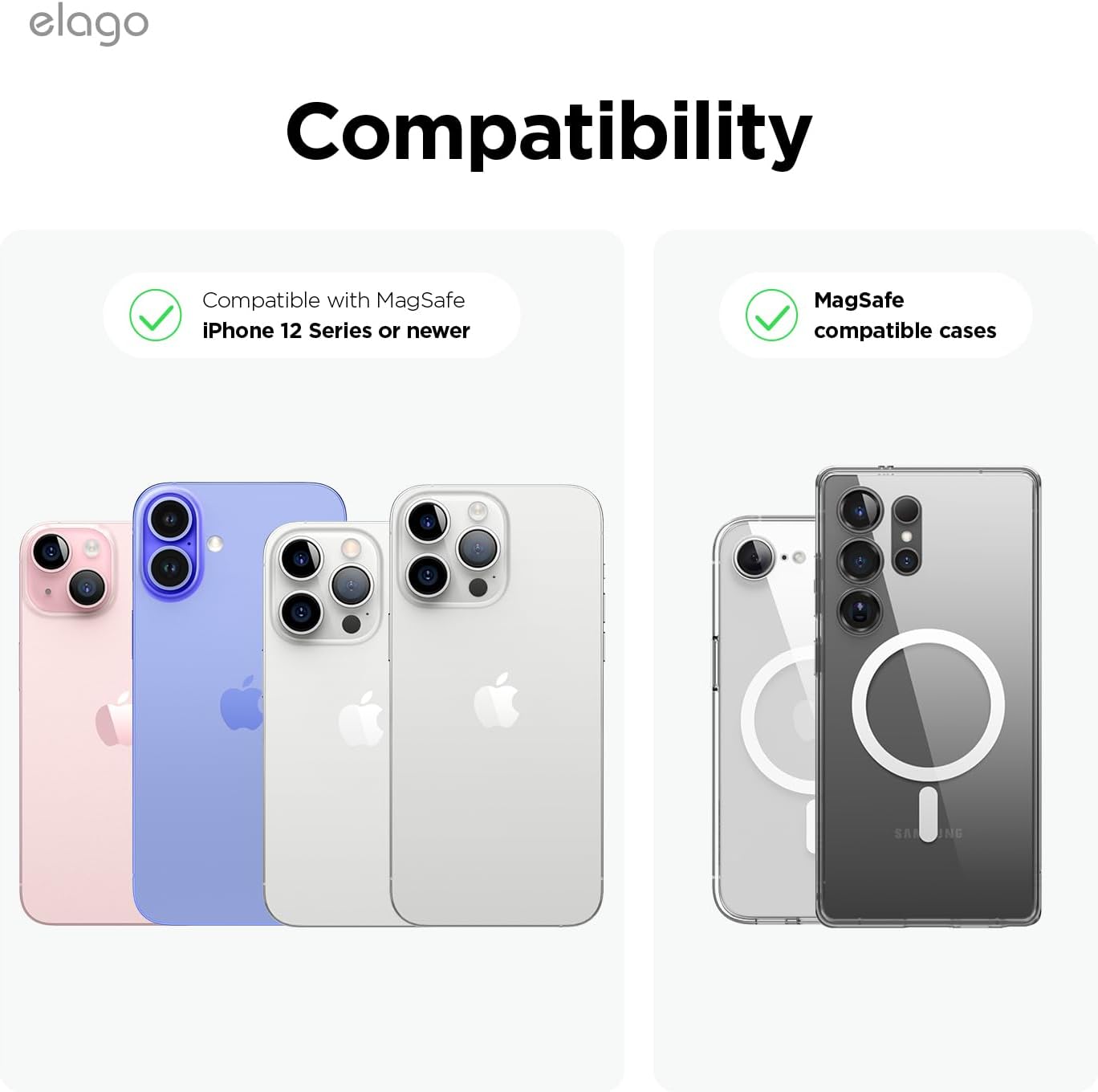 Placa de sução magnética para iPhone - Cinza pedra