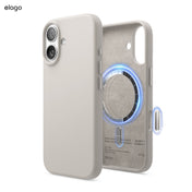 Capa para iPhone 17 em silicone - Pedra