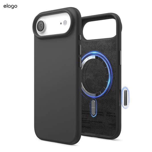 Capa para iPhone Air em silicone - Preto