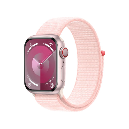 Apple_Watch_Series_9_LTE_41mm_Pink_Aluminum_Light_Pink_Sport_Loop_PDP_Image_Position-1__WWEN