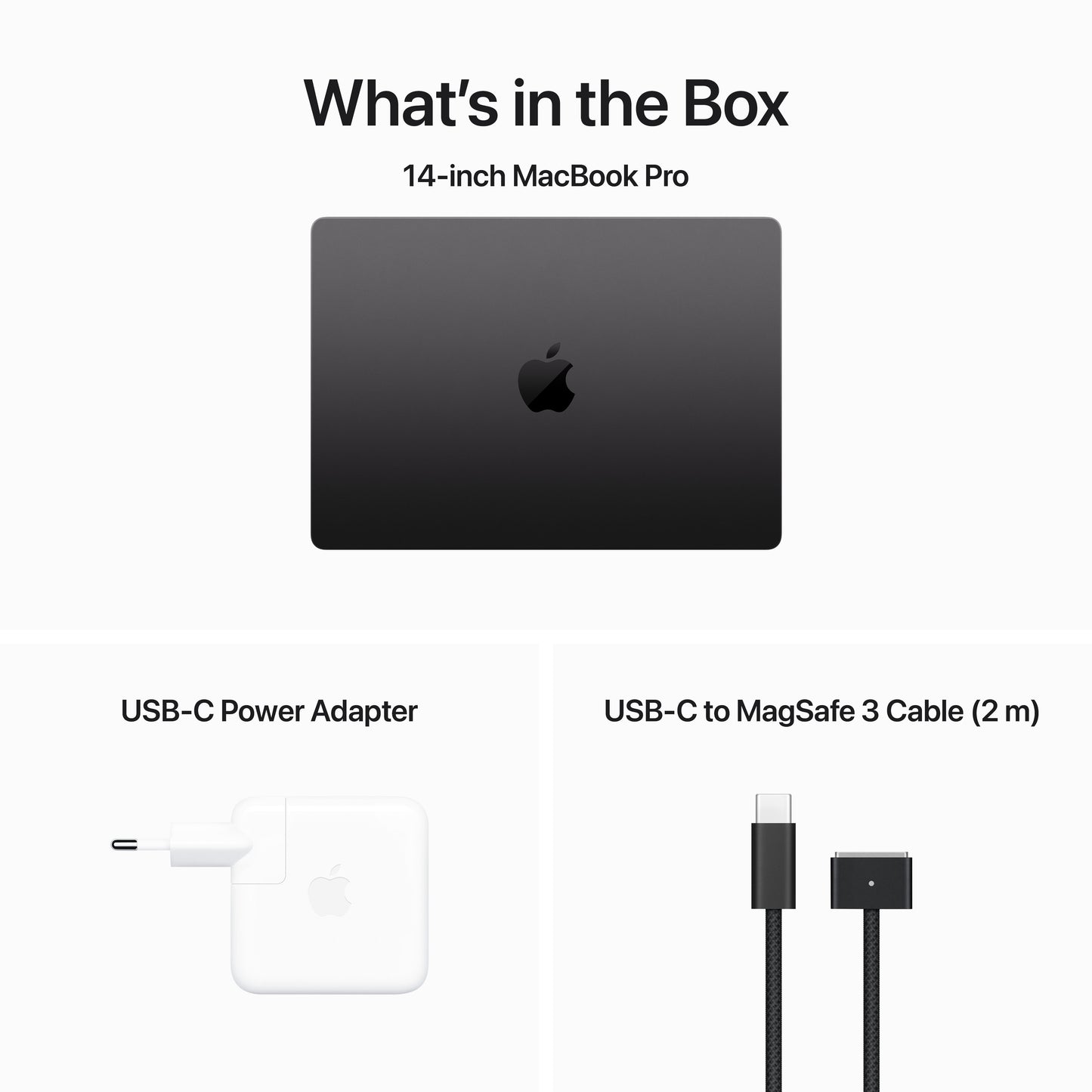 MacBook Pro de 14 polegadas: Processador M3 Pro da Apple com CPU 11‑core e GPU 14‑core, 512 GB SSD - Preto sideral