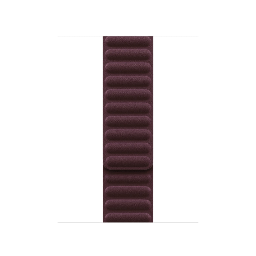 Bracelete de elos magnética bordô de 42 mm - S/M