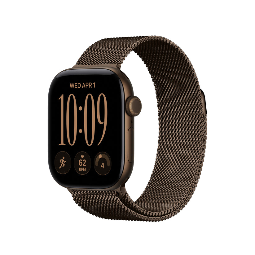 Loop milanesa bronze escuro de 42 mm
