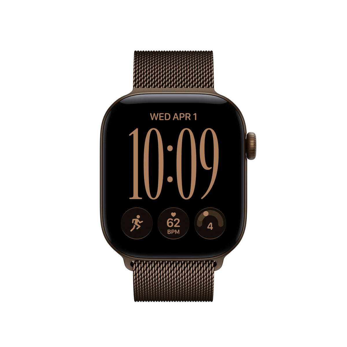 Loop milanesa bronze escuro de 42 mm