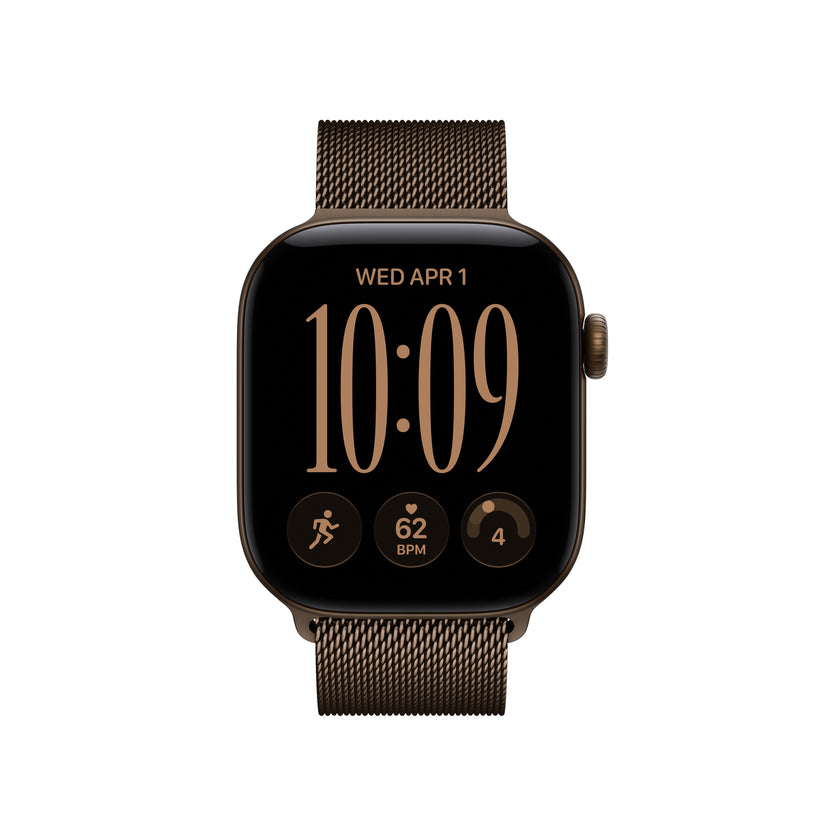 Loop milanesa bronze escuro de 42 mm