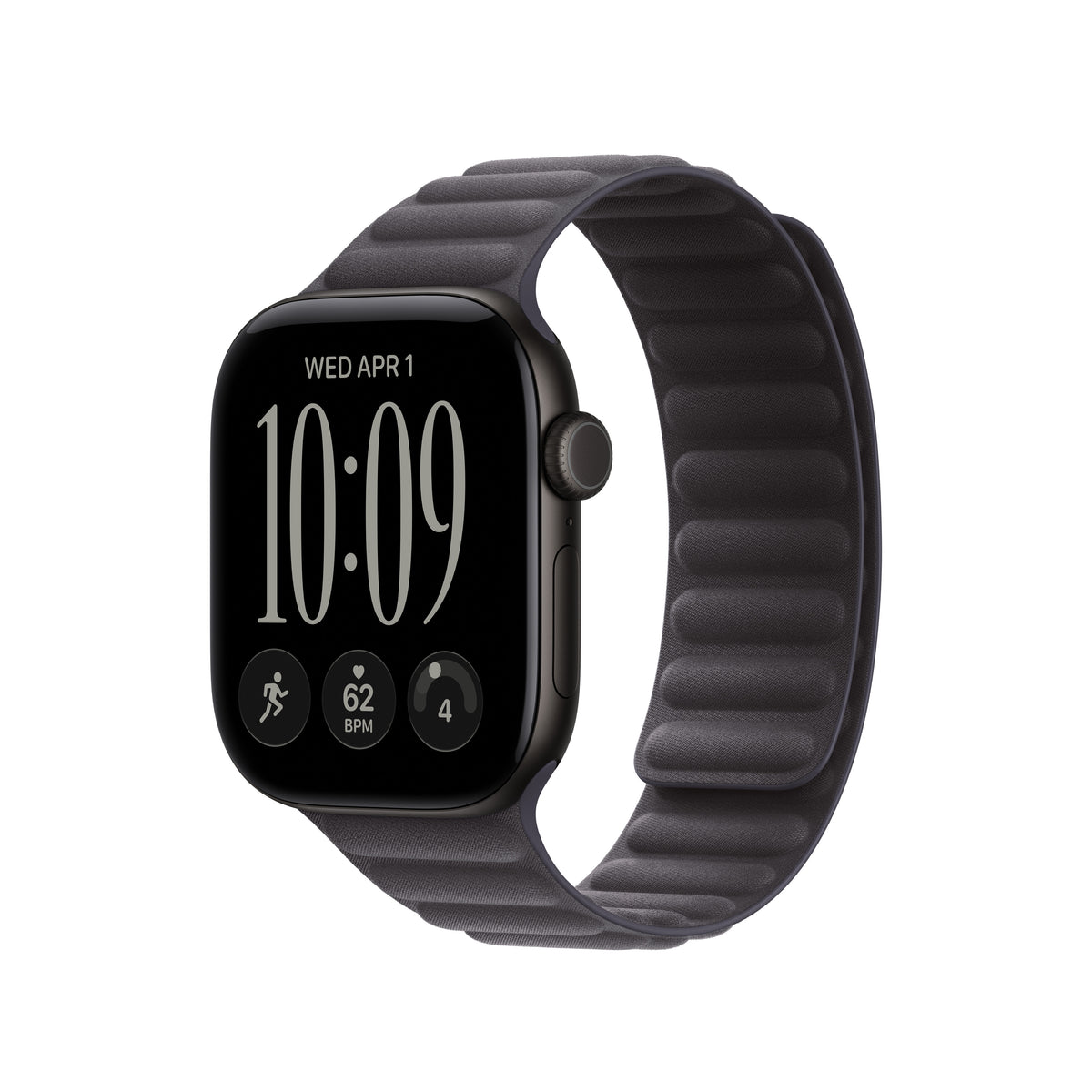 Bracelete de elos magnética meia-noite de 42 mm - S/M