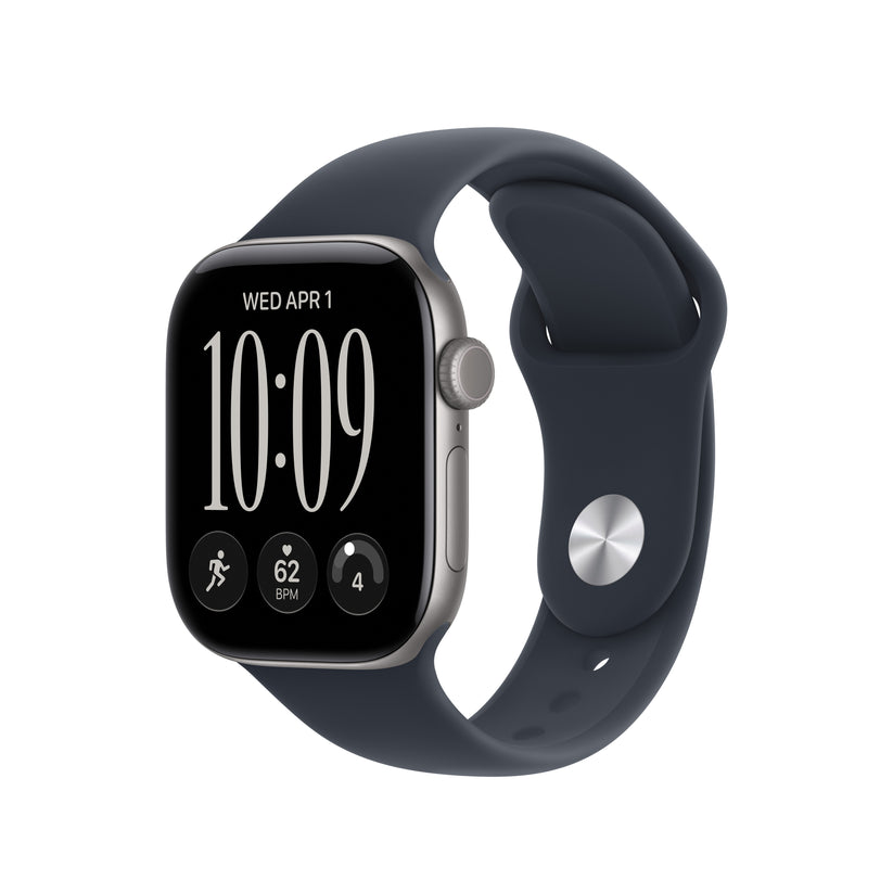 Bracelete desportiva azul Navy de 42 mm - S/M