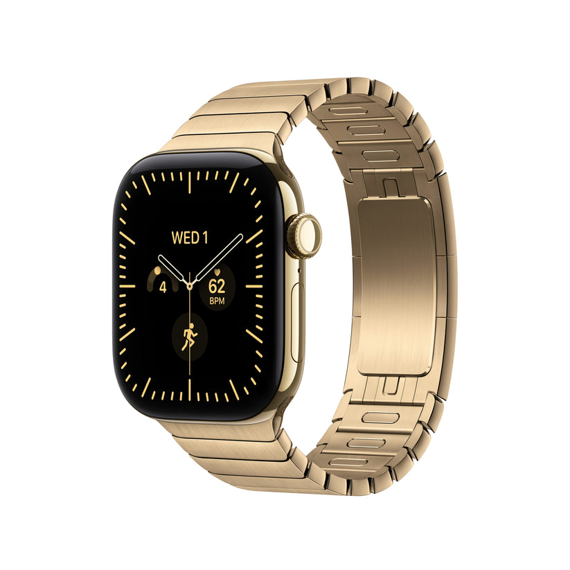 Bracelete de elos ouro radiante de 42 mm