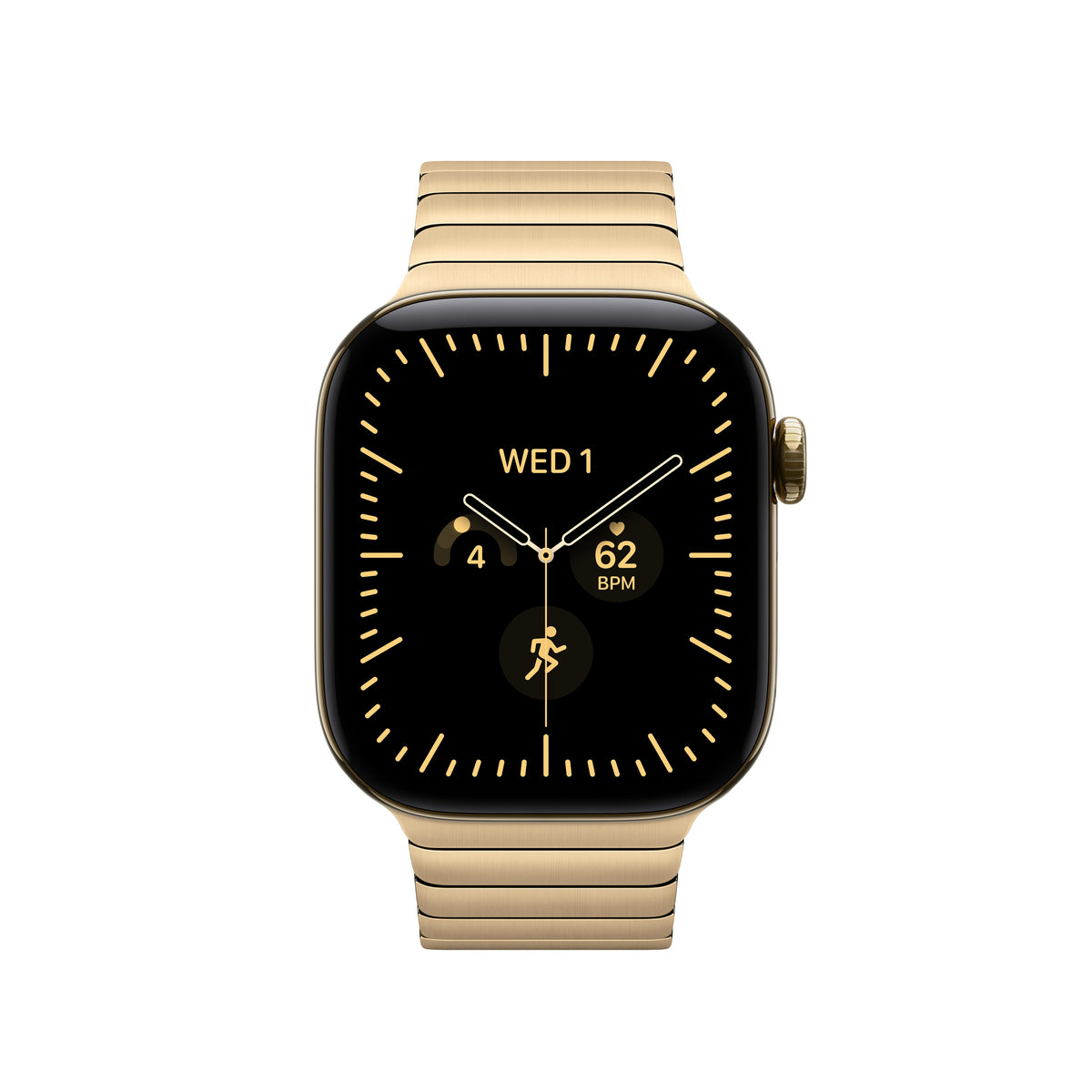 Bracelete de elos ouro radiante de 42 mm