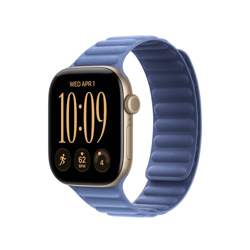 Bracelete de elos magnética azul silvestre de 42 mm - M/L