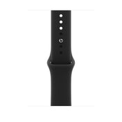 Bracelete desportiva preta de 46 mm - XL