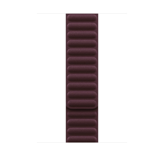 Bracelete de elos magnética bordô de 46 mm M/L