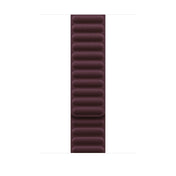 Bracelete de elos magnética bordô de 46 mm - S/M
