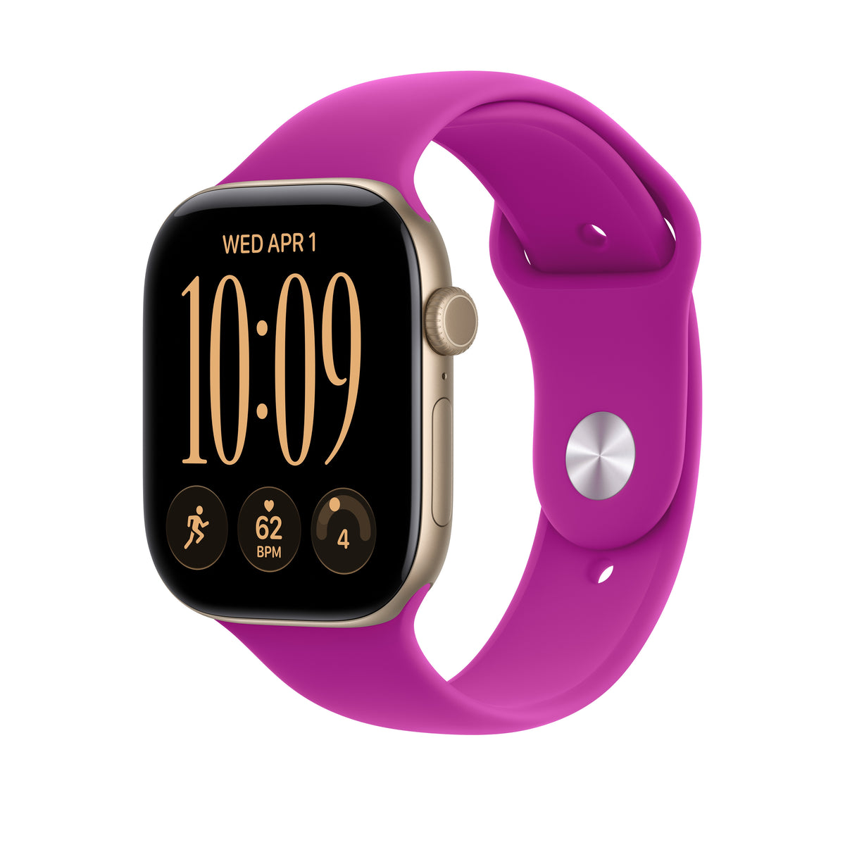 Bracelete desportiva magenta de 46 mm - M/L