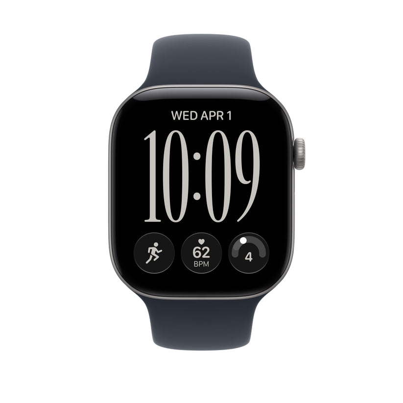 Bracelete desportiva azul Navy de 46 mm - S/M