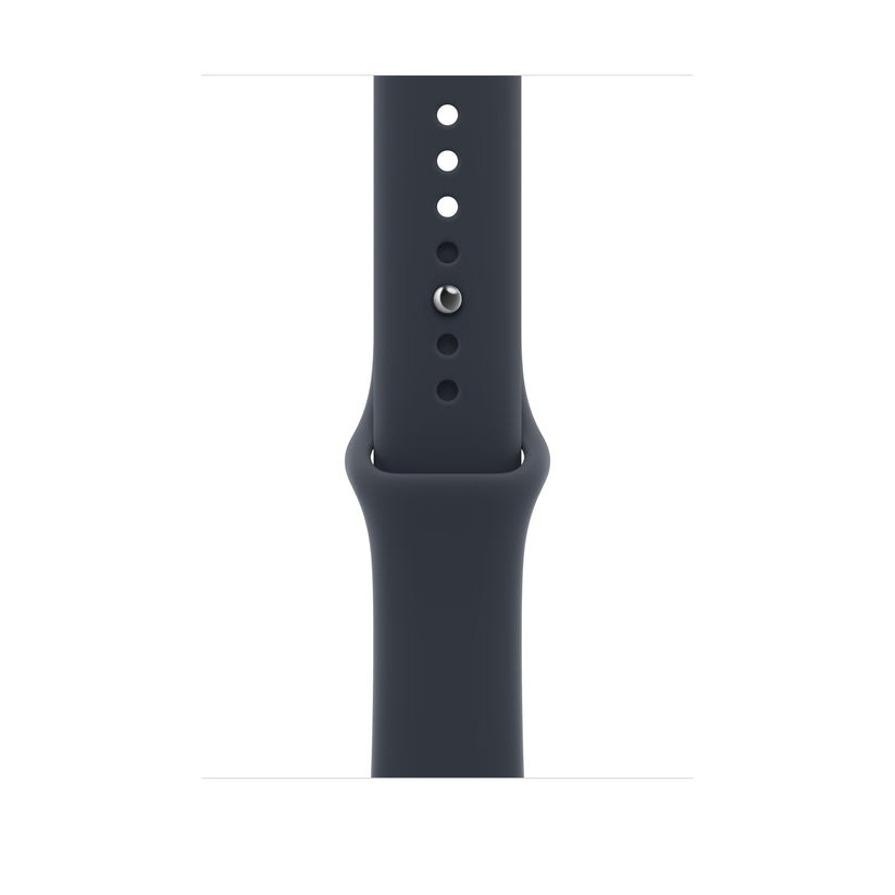 Bracelete desportiva azul Navy de 46 mm - S/M