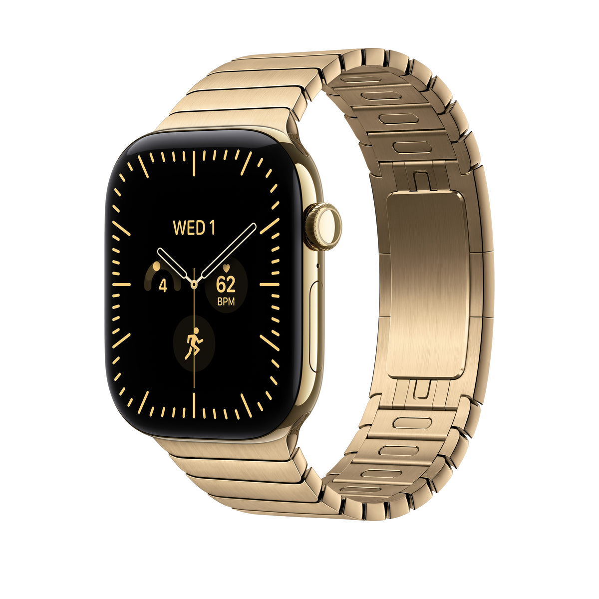 Bracelete de elos ouro radiante de 46 mm